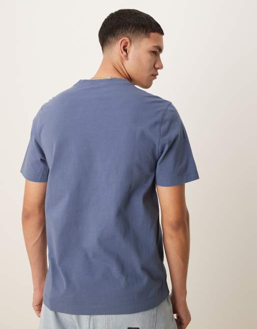 Abercrombie & Fitch – Blå t-shirt med logga, 4 av 4