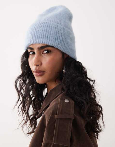 Abercrombie & Fitch - Bonnet duveteux - Bleu clair - view 1