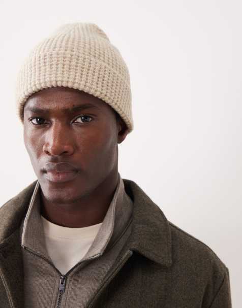 Abercrombie & Fitch - Bonnet en maille texturée - Beige - view 1