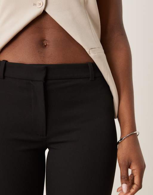Abercrombie & Fitch – Bootleg-Hose in Schwarz mit niedrigem Bund, 5 von 5