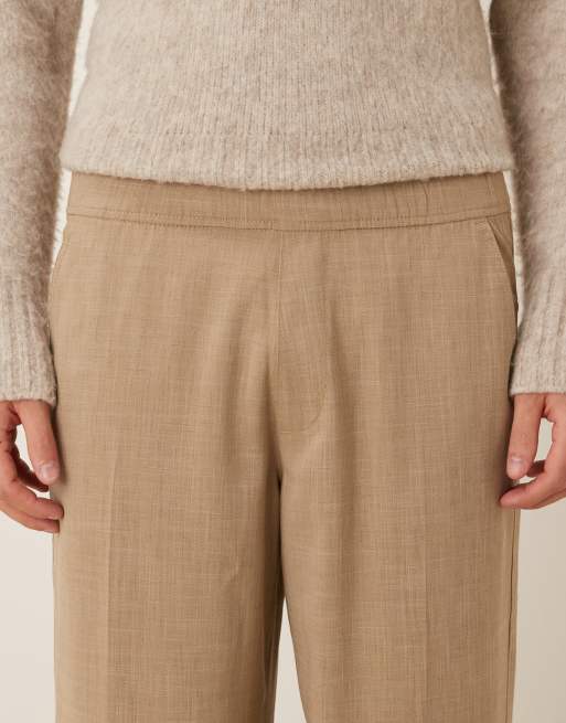 Abercrombie & Fitch - Brune og baggy pull-on-bukser, 4 af 5
