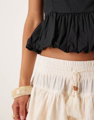 Abercrombie & Fitch Bubble Hem Top
