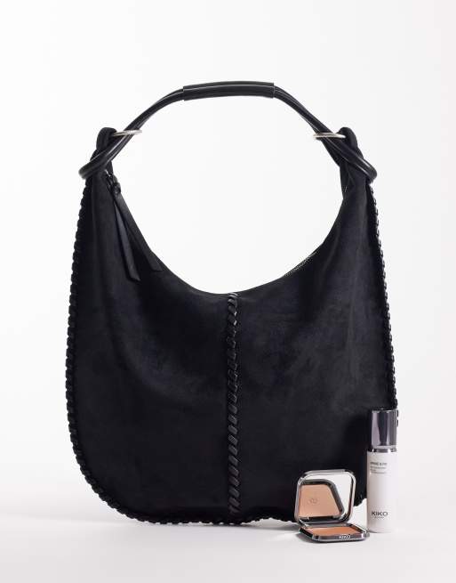 Abercrombie & Fitch - Cabas en imitation daim à points de surjet - Noir, 2 de 4