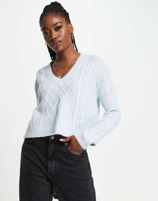 Abercrombie v neck on sale sweater