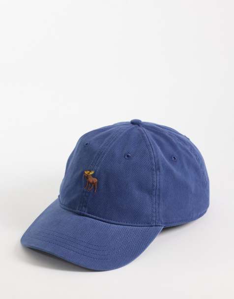 Abercrombie & Fitch - Cappellino blu navy con logo - view 1