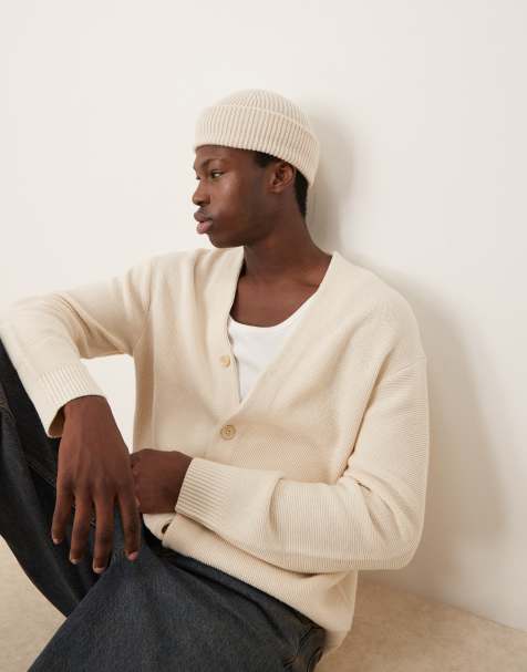 Abercrombie & Fitch - Cardigan corto color panna stile preppy - view 1