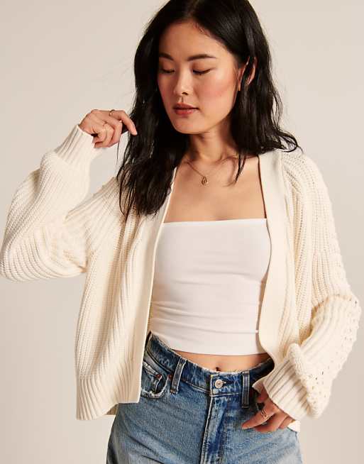 Abercrombie & Fitch cardigan in cream | ASOS Abercrombie & Fitch cardigan in cream | ASOS