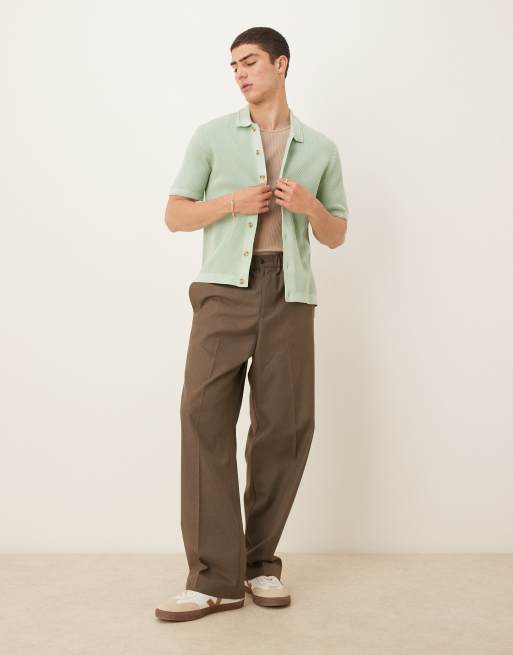 Abercrombie & Fitch - Chemise en crochet - Vert menthe, 2 de 4