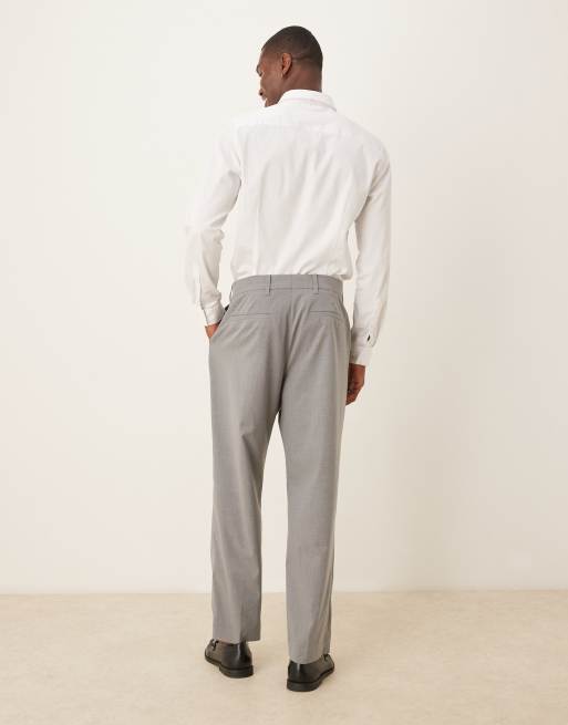 Abercrombie & Fitch classic suit pants in gray - part of a set | ASOS