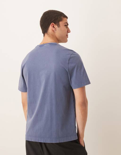 Abercrombie & Fitch classic t-shirt in navy, 4 of 4