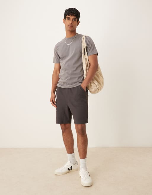 Abercrombie & Fitch classic t-shirt in washed charcoal