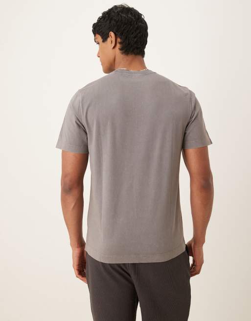 Abercrombie & Fitch classic t-shirt in washed charcoal