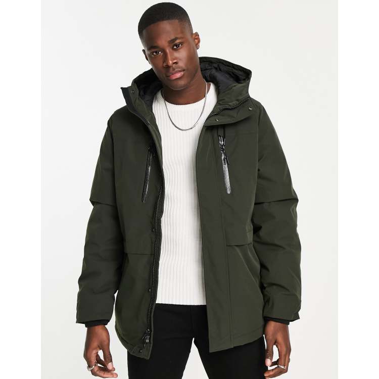 Olive green sale winter parka