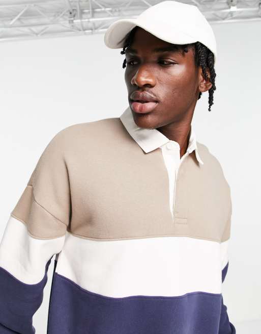 Abercrombie and fitch colorblock sweatshirt top
