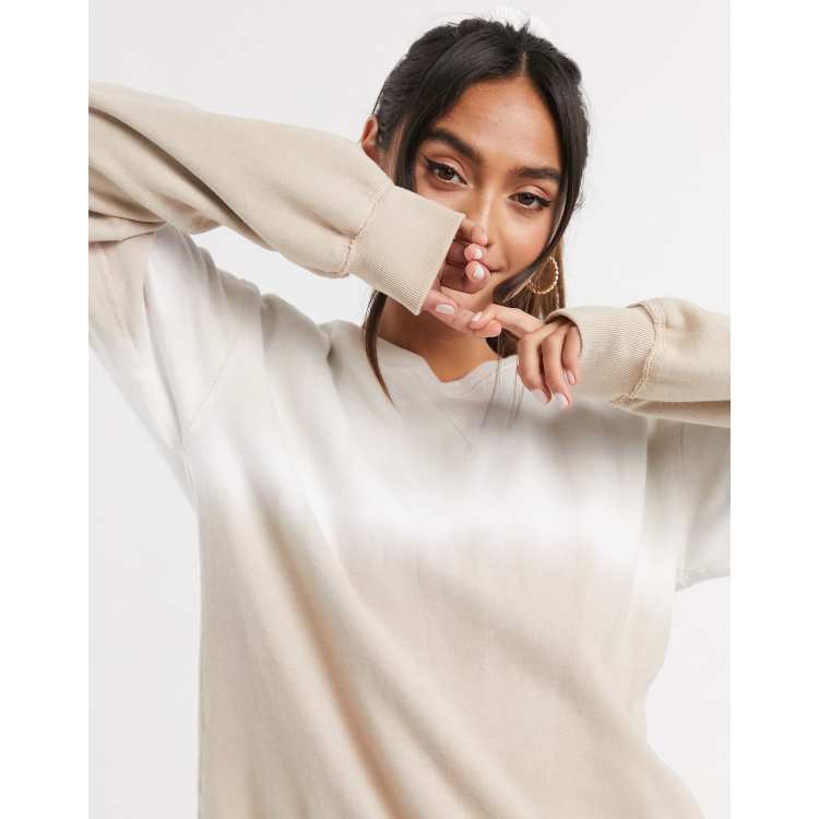 Abercrombie colorblock crewneck 2025 sweatshirt