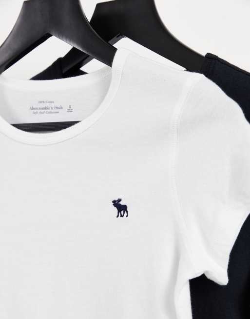 Abercrombie Fitch Confezione da 2 maglie a maniche corte multicolore