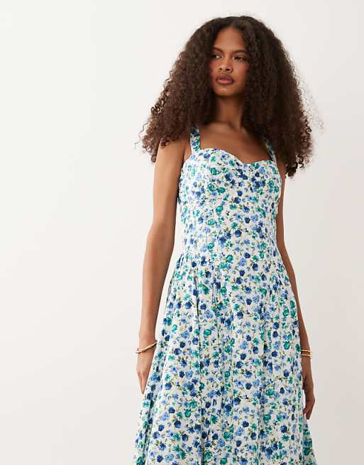 abercrombie corset dress Women's Midi An Abercrombie & Fitch Mini