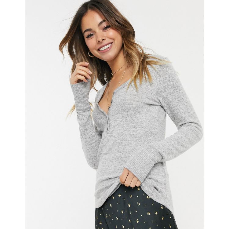 Abercrombie & Fitch cosy henley top