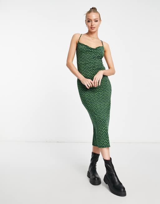 Abercrombie green outlet dress