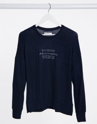 soft a&f crew sweatshirt