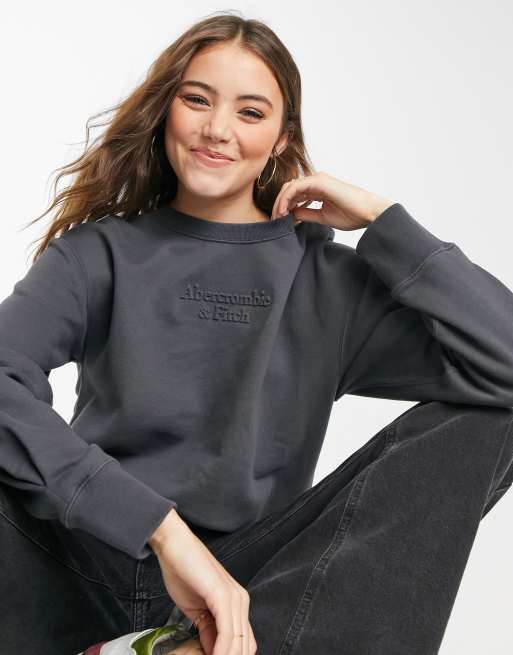 Abercrombie and fitch clearance crew neck sweatshirt