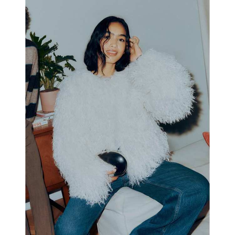 【clore＋】Airy Soft-Sheer Blouson ホワイト CLORE＋ クロレ Airy Soft-Sheer Blouson - メルカリ