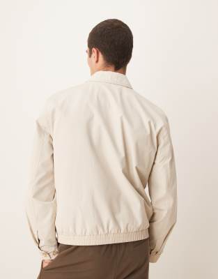 Abercrombie & Fitch Cropped Harrington Jacket