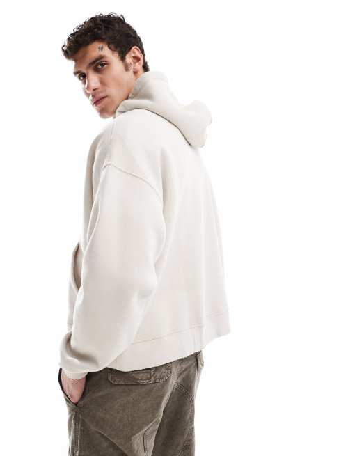 Abercrombie white hoodie 2025