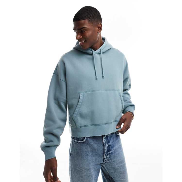 Abercrombie and fitch blue hoodie clearance