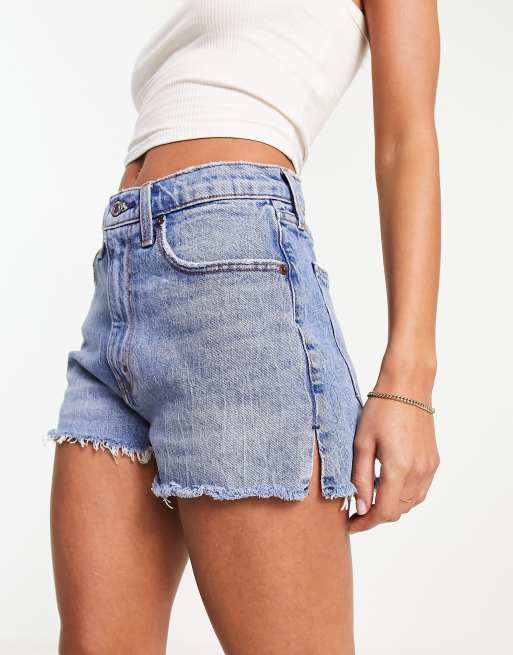 High rise cheap mom shorts