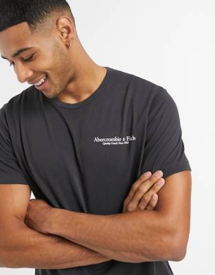abercrombie and fitch black t shirt