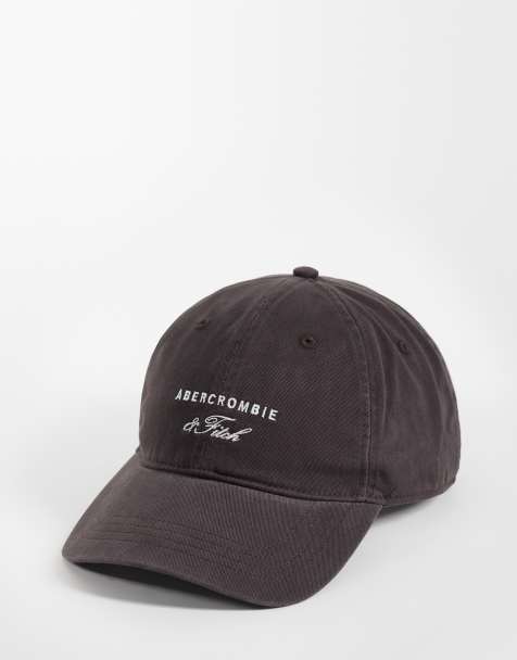 Abercrombie & Fitch czapka z logo script w kolorze brązowym - view 1