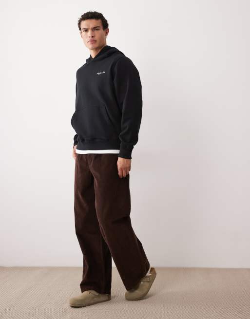 Abercrombie & Fitch – Czarna bluza oversize z kapturem premium, 2 z 5