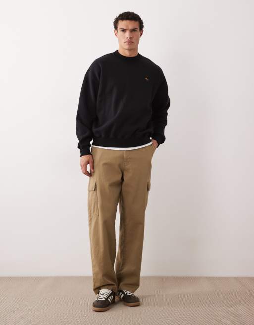 Abercrombie & Fitch – Czarna bluza z logo, 2 z 5