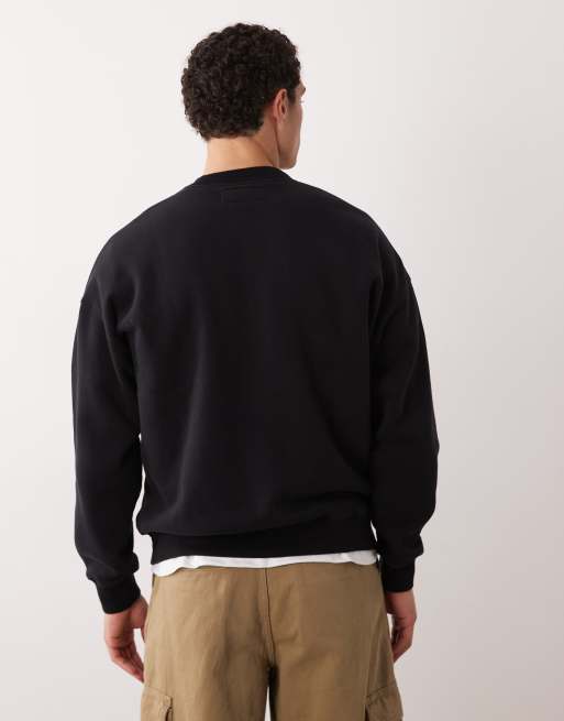 Abercrombie & Fitch – Czarna bluza z logo, 3 z 5
