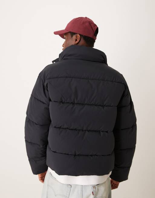 Abercrombie & Fitch – Czarna kurtka ocieplana, 3 z 4