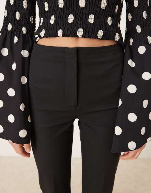 Abercrombie & Fitch – Czarne dopasowane dzwony, 4 z 5
