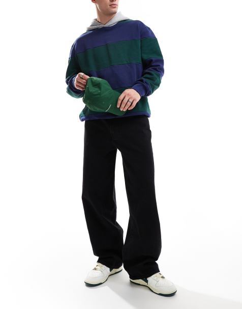 Abercrombie & Fitch – Czarne jeansy o bardzo luźnym kroju - view 1