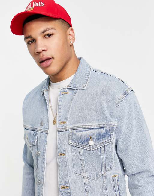 A&f hot sale denim jacket