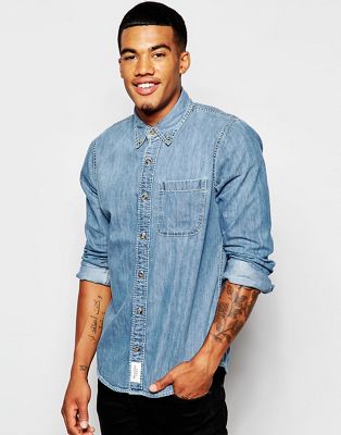 abercrombie and fitch denim shirt