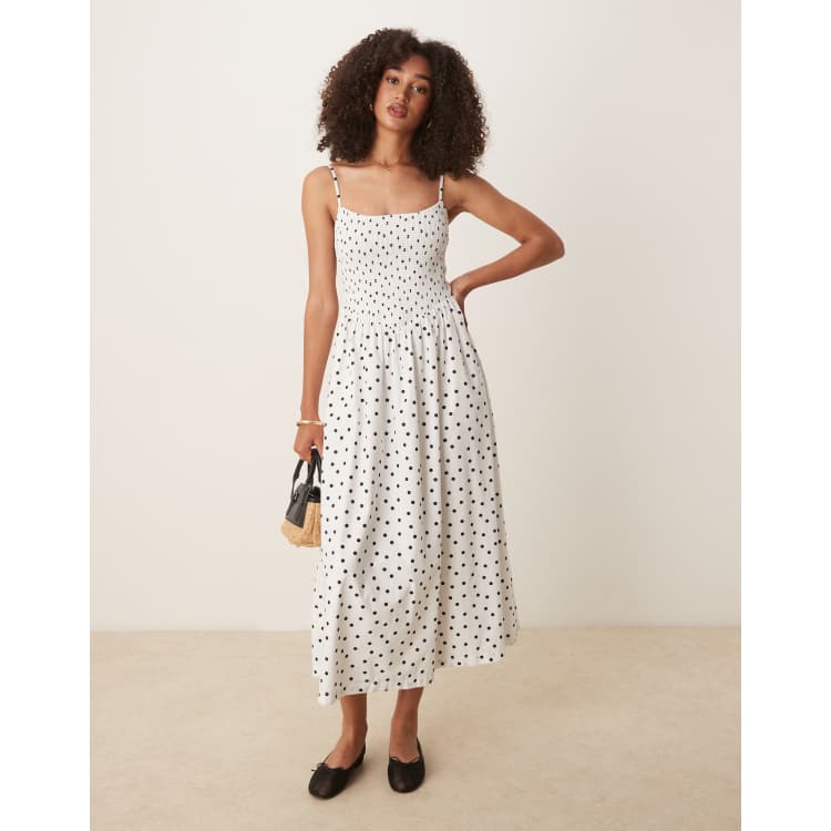 美品【ANDRESD】flocky dot pants dress flocky dot pants dress | ANDRESD