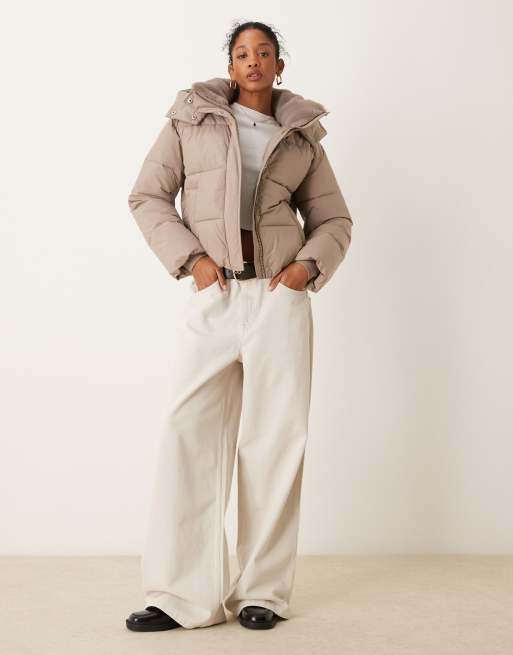 Abercrombie & Fitch - Doudoune classique ultra rembourrée - Beige, 4 de 4