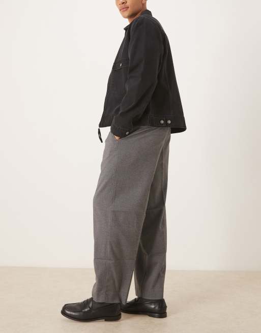 Abercrombie & Fitch – Elegante Baggy-Fit-Hose in Grau, 3 von 5
