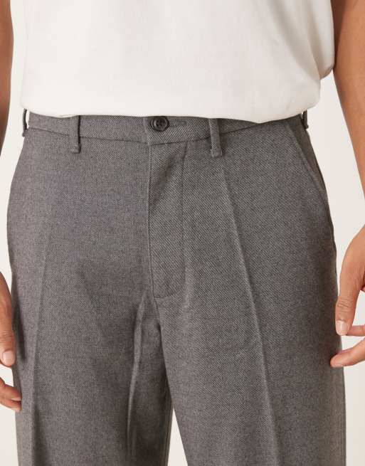 Abercrombie & Fitch – Elegante Baggy-Fit-Hose in Grau, 4 von 5