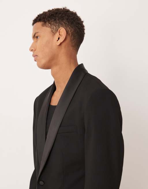 Abercrombie & Fitch – Eleganter Anzugblazer in Schwarz, 3 von 5