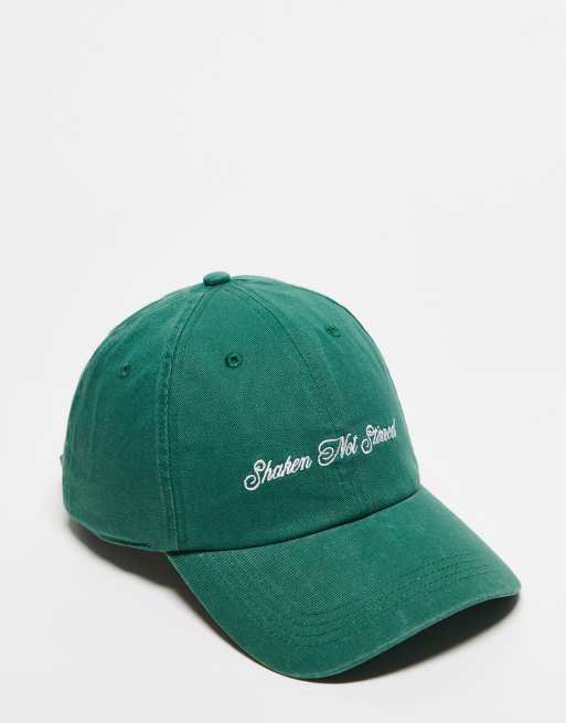 Abercrombie & Fitch embroidery detail cap in green