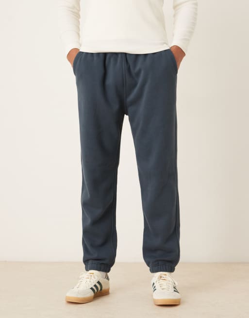 Abercrombie & Fitch - Essential - Baggy joggingbroek met aansluitenden boorden in marineblauw