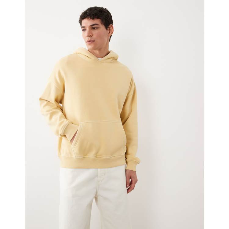 Abercrombie & Fitch essential front pocket hoodie in yellow | ASOS