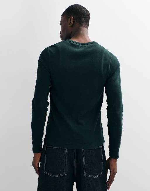 Abercrombie & Fitch essential geripptes Henley-Top, 2 von 5