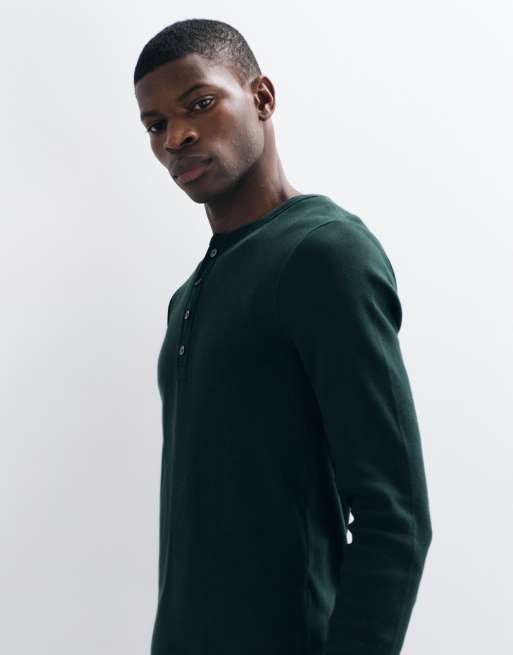 Abercrombie & Fitch essential geripptes Henley-Top, 5 von 5